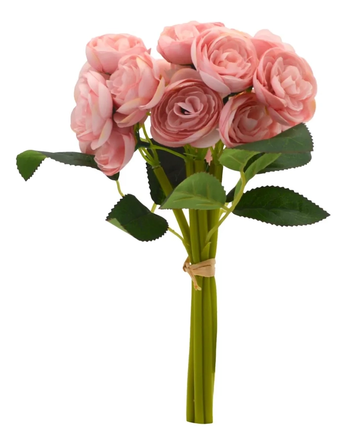 RAMOS ROSAS ARTIFICIALES 2 UDS 26 CM - 1