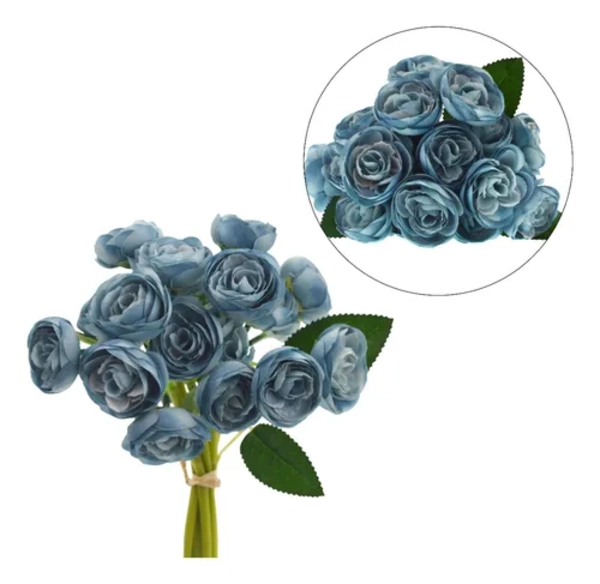 RAMOS ROSAS ARTIFICIALES 2 UDS 26 CM - 4
