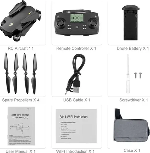 DRONE AVIATOR GPS 8811 PRO 6K - 6