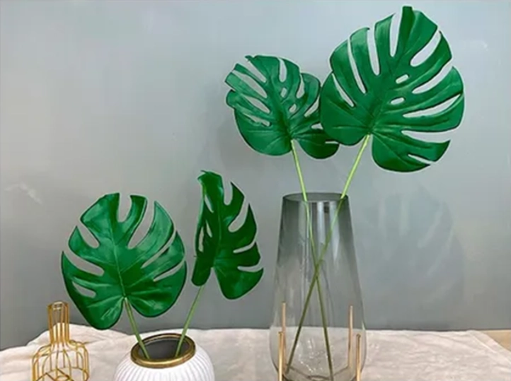 HOJAS MONSTERA ARTIFICIALES 10 UDS DECORACION - 5