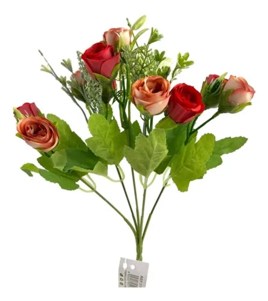 RAMO FLORES ARTIFICIALES DECORACION HOGAR 30 CM - 1