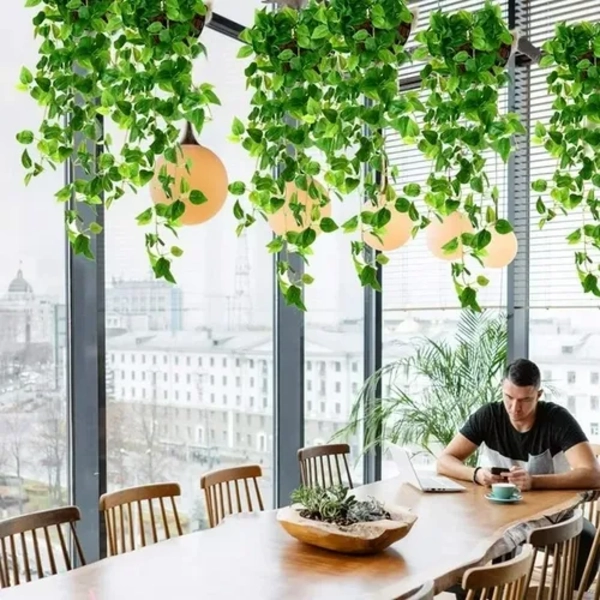 PLANTAS COLGANTES ARTIFICIALES 4 UDS PARED - 5