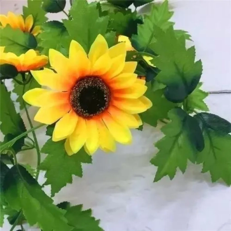 GIRASOL GUIRNALDA ARTIFICIAL 2 M DECORACION - 2