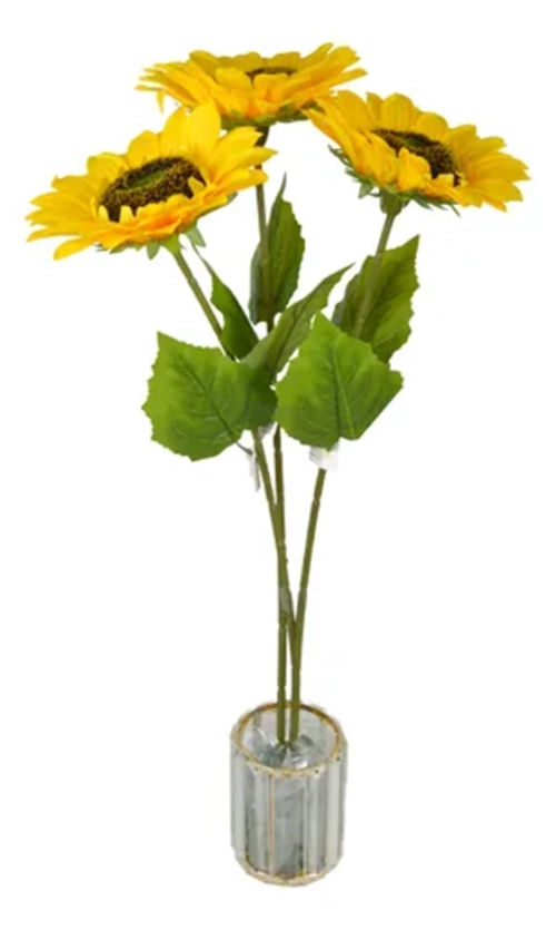 RAMOS GIRASOL ARTIFICIALES 3 UDS 60 CM - 1