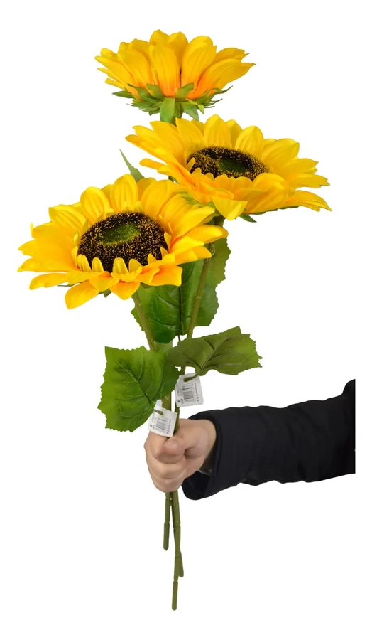 RAMOS GIRASOL ARTIFICIALES 3 UDS 60 CM - 2