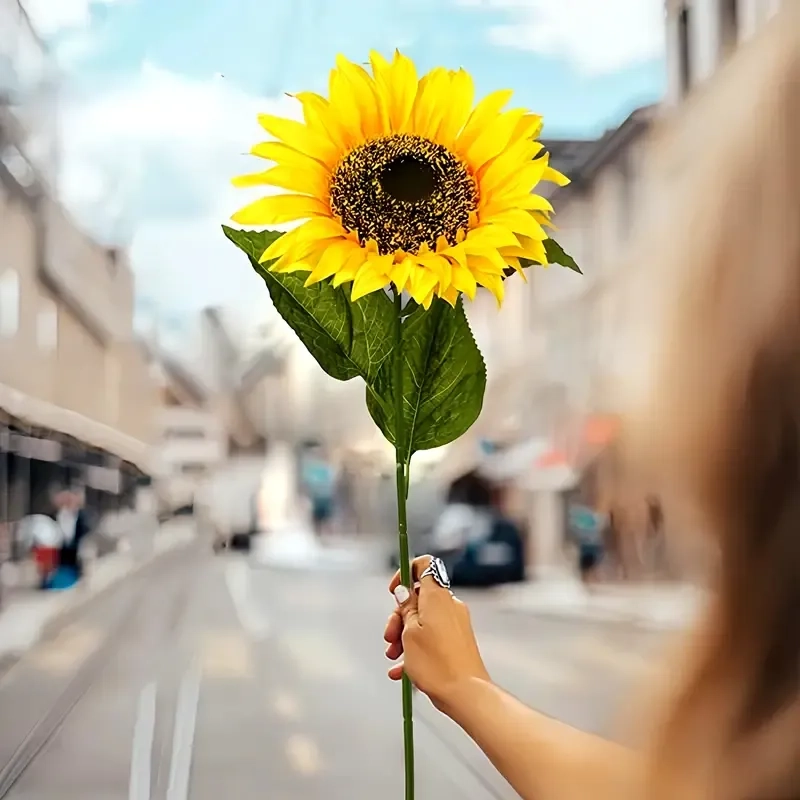 RAMOS GIRASOL ARTIFICIALES 3 UDS 60 CM - 3