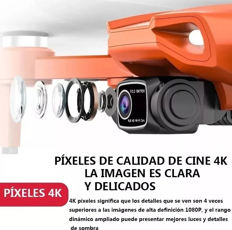 MINI DRONE L900 PRO DUAL CAMARA 4K 5GHZ - 8