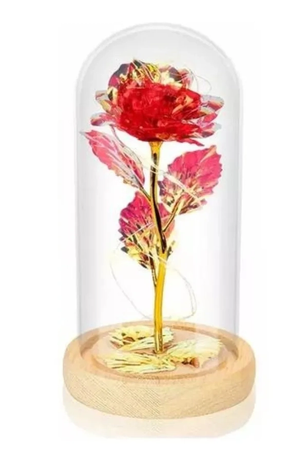 ROSA ETERNA ROJA CRISTAL LUZ DIA MADRE - 1