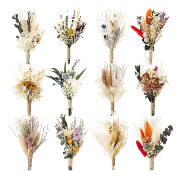 RAMOS FLORES SECAS MINI BOHO 4 UDS - 4