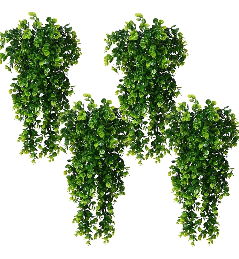 PLANTAS COLGANTES ARTIFICIALES KIT 4 UDS EUCALIPTO - 1