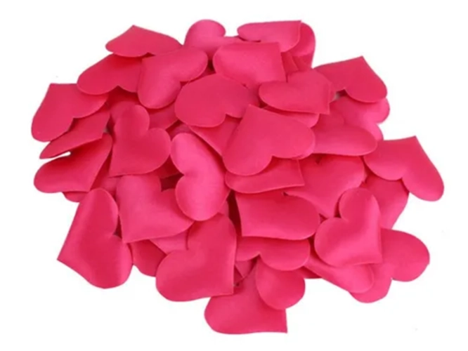 PE TALOS CORAZON TELA ROJO 50 UDS - 3