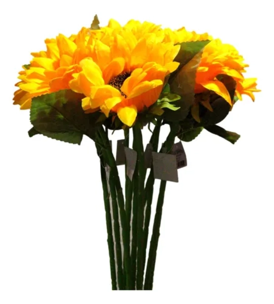 RAMOS GIRASOL ARTIFICIALES 12 UDS DECORATIVOS - 2