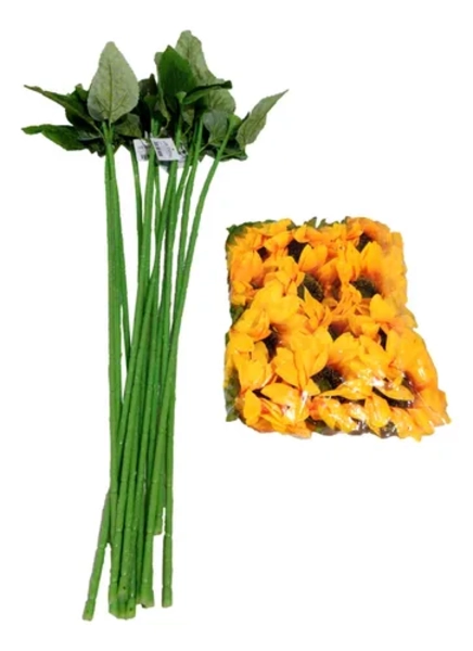 RAMOS GIRASOL ARTIFICIALES 12 UDS DECORATIVOS - 4