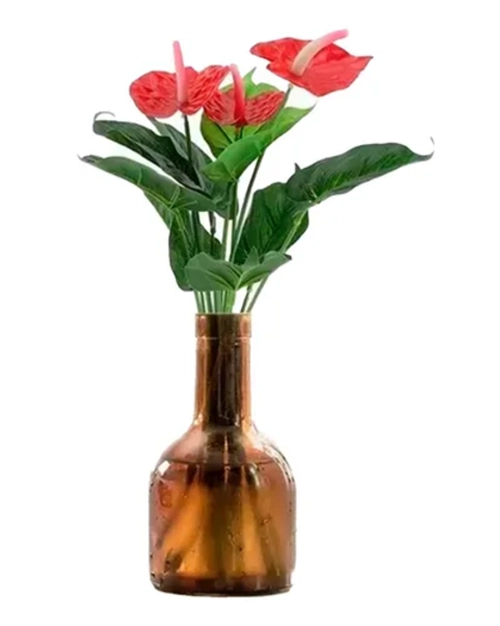 RAMO ANTHURIUM ARTIFICIAL ROJO PLASTICO - 2