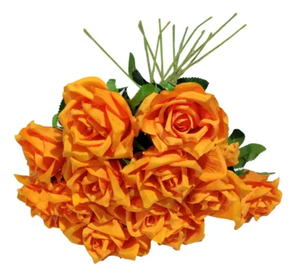 ROSAS ARTIFICIALES 12 UDS 612-4 DECORACION - 4