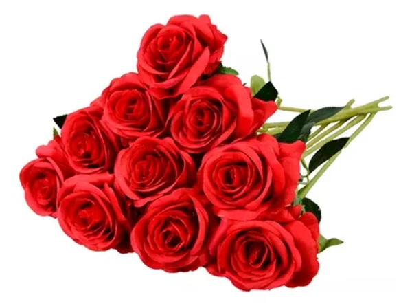 ROSAS DECORATIVAS ARTIFICIALES RAMO PITILLO - 3