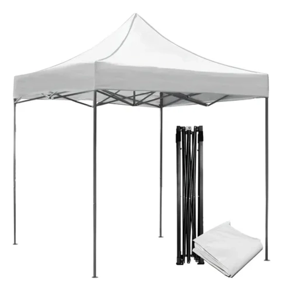 LONA CARPA REPUESTO TOLDO PLEGABLE 2X2 BLANCO - 2