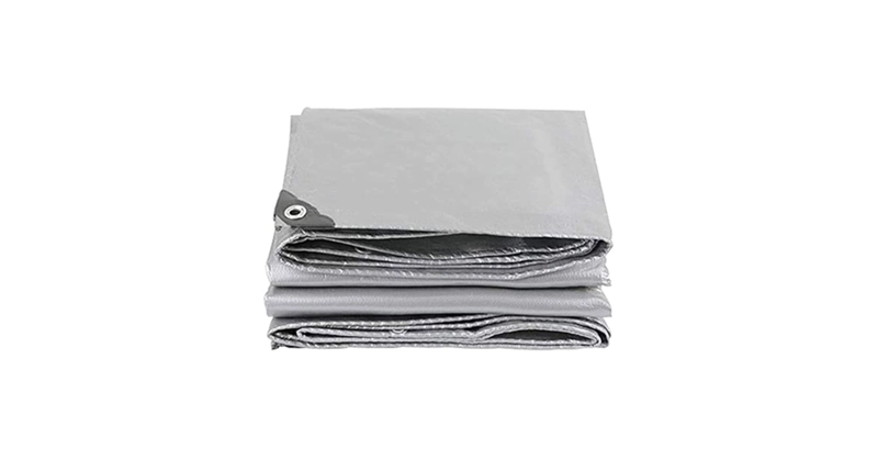 LONA CARPA PLEGABLE GRIS REFORZADA 3X6 - 3
