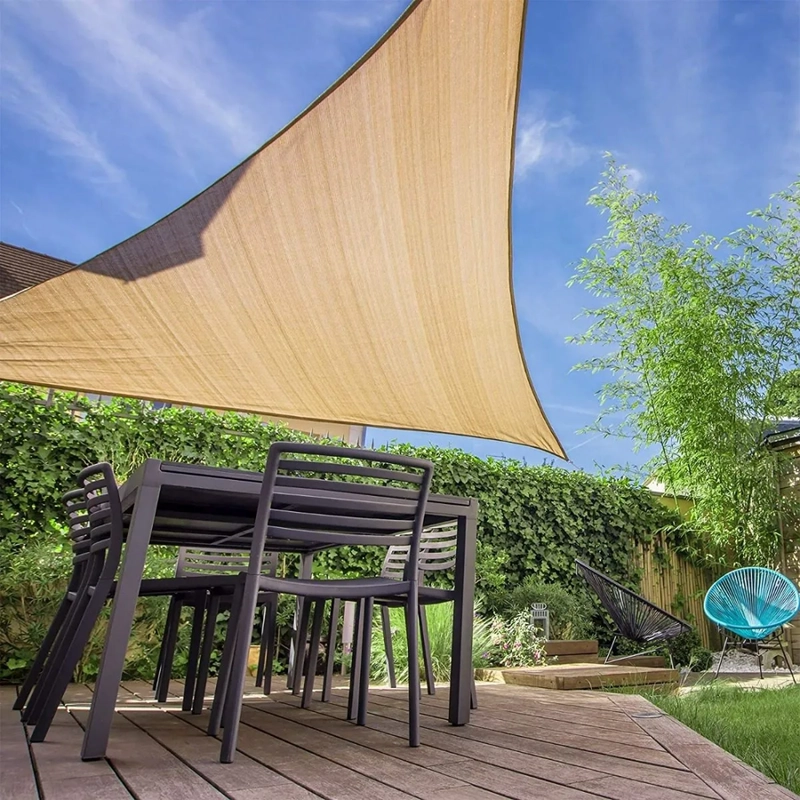 CARPA TOLDO VELA TRIANGULAR 3X3 BEIGE ARENA - 5