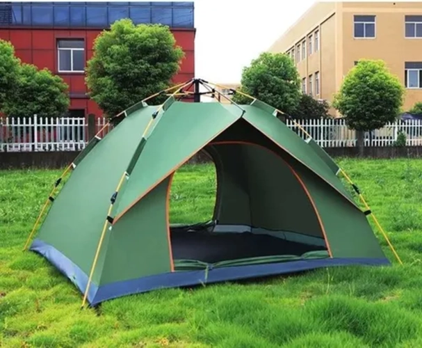 CARPA AUTOMATICA 4 PERSONAS DOBLE CAPA VERDE - 2