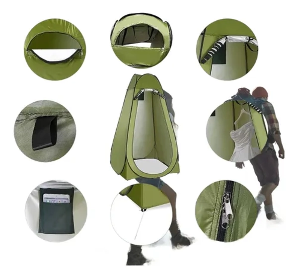 CARPA MOVIL CAMPING DUCHA PESCA ROPA - 3