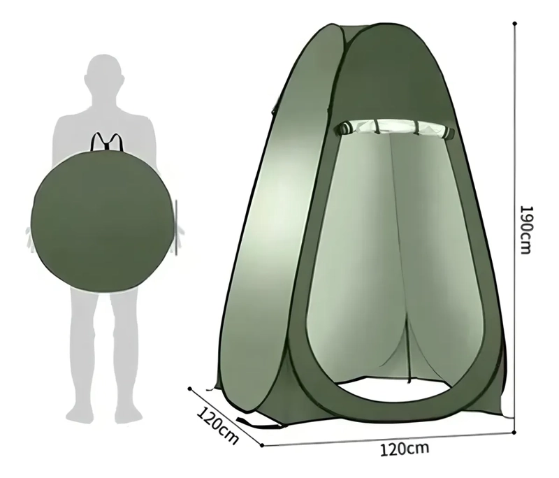 CARPA BAÑO QUIMICO MULTIUSO 1 PERSONA - 3