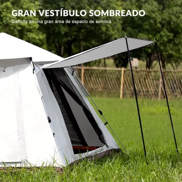 TIENDA CAMPAÑA 240X240CM 4-8 PERSONAS - 4