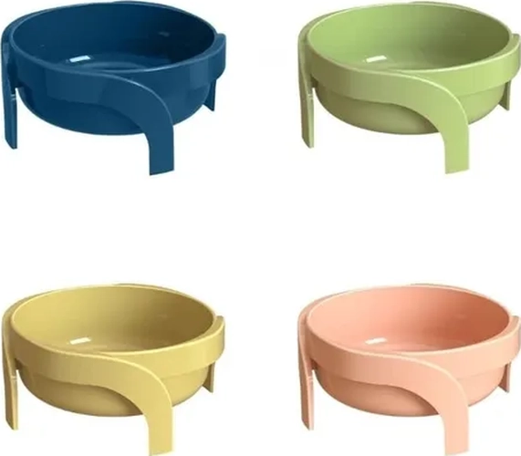 CUENCO ALTO COMEDERO GATOS/PERROS PEQUEÑOS COLOR GRIS - 9