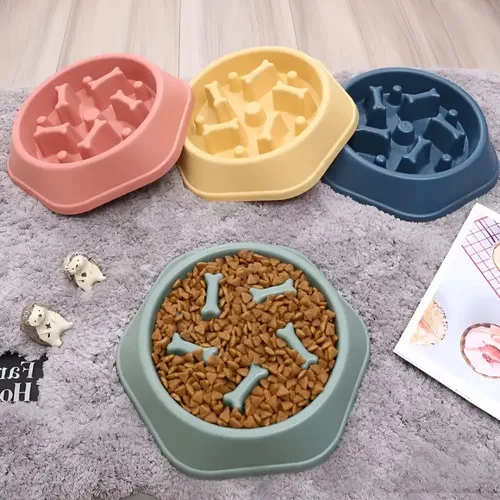 PLATO PER-ROS ANTIANSIEDAD PERROS/GATOS COLOR AMARILLO - 7