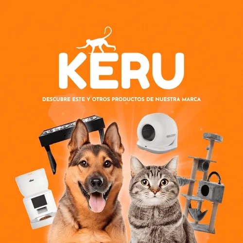 COMEDERO AUTOMATICO INTERACTIVO KERU COLOR NEGRO - 7