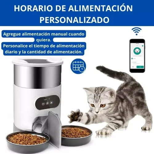 DISPENSADOR AUTOMATICO DOBLE ROBOT MASCOTAS - 7
