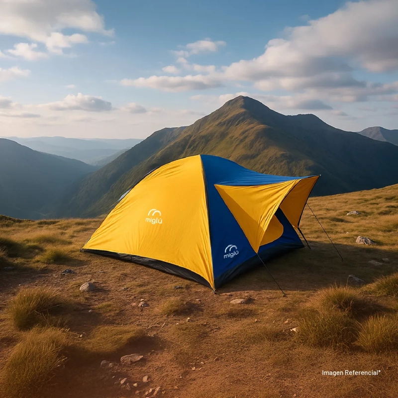 LONA CARPA PLEGABLE PRETUL 3X4M AZUL/GRIS BLACKOUT - 7
