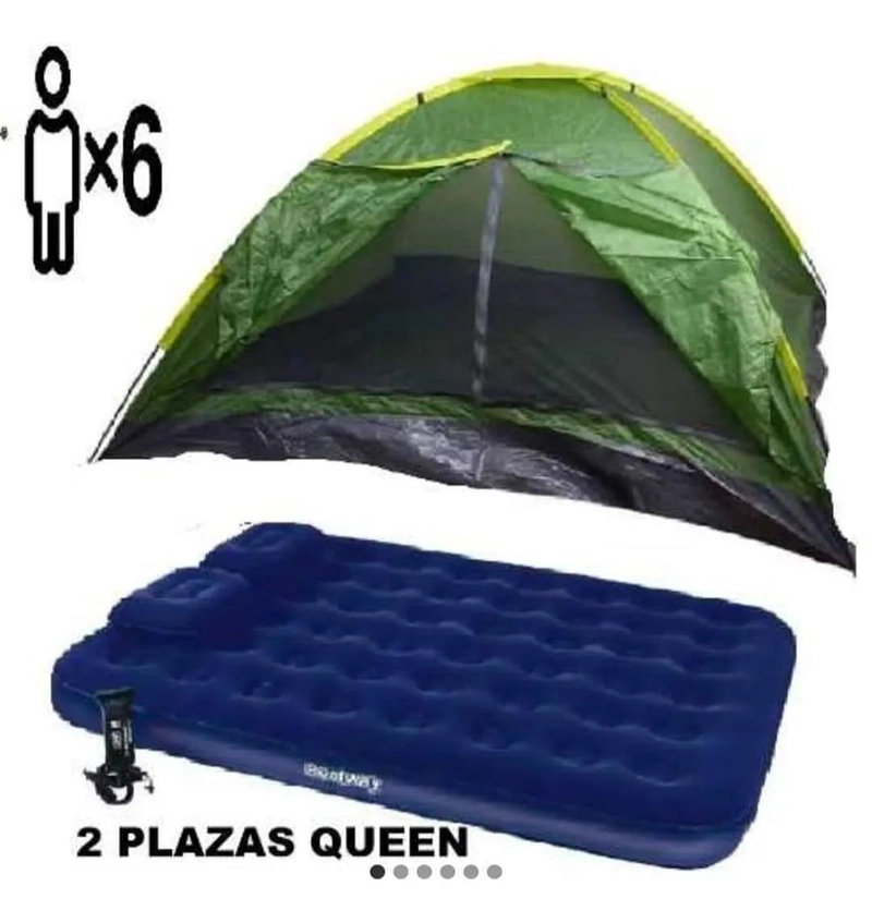CARPA 240X240 + COLCHON QUEEN 2 PLAZAS - 5