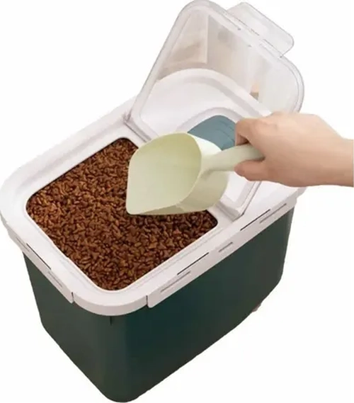 CONTENEDOR ALIMENTO MASCOTAS XL 10KG ANTIHONGOS - 3