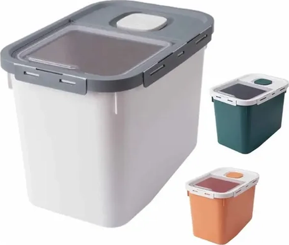 CONTENEDOR ALIMENTO MASCOTAS XL 10KG ANTIHONGOS - 4