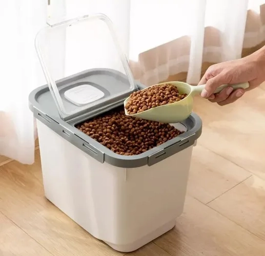 CONTENEDOR ALIMENTO MASCOTAS XL 10KG ANTIHONGOS - 5