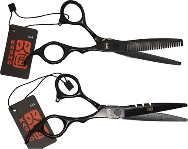 SET TIJERA PELUQUERIA NAVAJA + ESCULPIDORA 6'' - 7