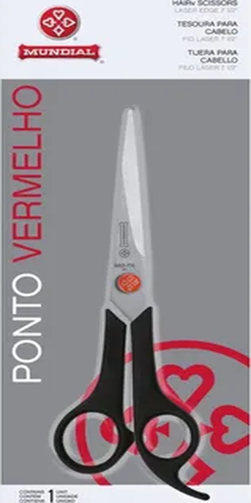TIJERAS LASER CABELLO PV 663-7 WORLD RED DOT - 2