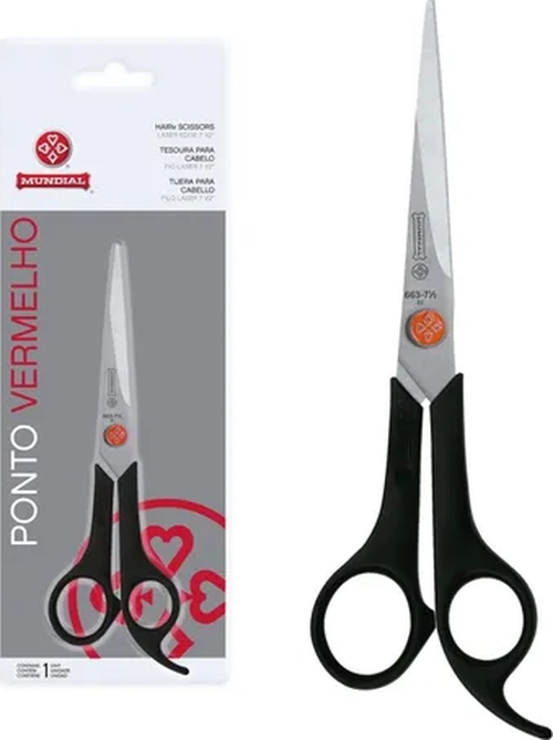 TIJERAS LASER CABELLO PV 663-7 WORLD RED DOT - 5