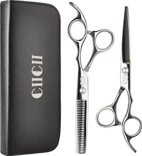 SET TIJERAS CORTAR PELO + PEINE - 4