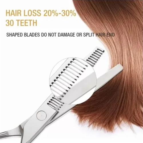 SET TIJERA CORTE FILO NAVAJA + ESCULPIDORA PELUQUERIA - 3