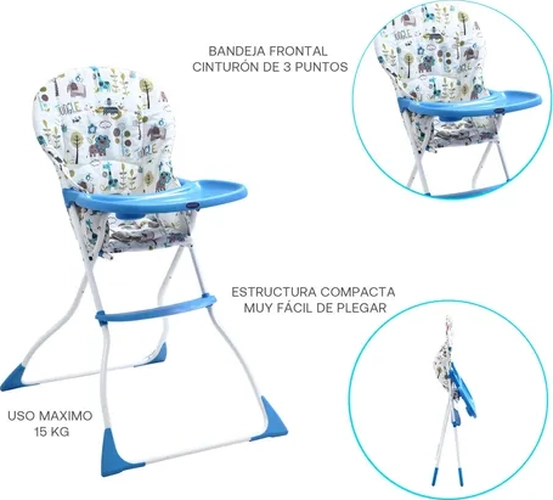 SILLA COMER ARTI COLOR AZUL - 3