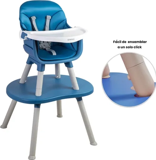 SILLA COMER BABY DESK 4 EN 1 BEBESIT COLOR AZUL - 7