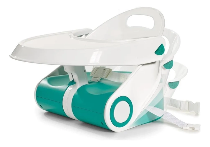 SILLA COMER ELEVADOR PLEGABLE NIÑOS COLOR BLANCO - 2