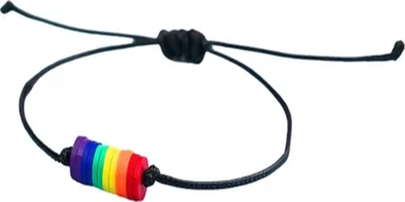 PULSERA ARCOIRIS UNISEX BRAZALETE CUERDA - 1