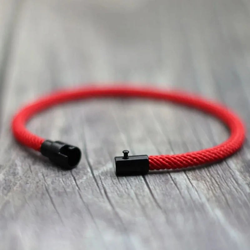 PULSERA ROJA PIEDRAS PROTECCION HOMBRE/MUJER - 6