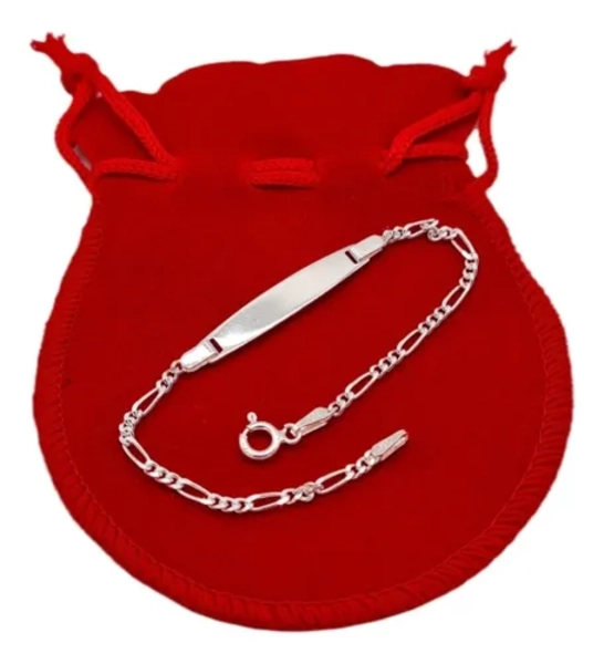 PULSERA PIOCHA BEBE  PLATA 925 - 1