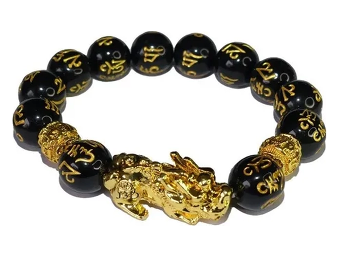 PULSERA OBSIDIANA NEGRA FENG SHUI PI XIU - 1