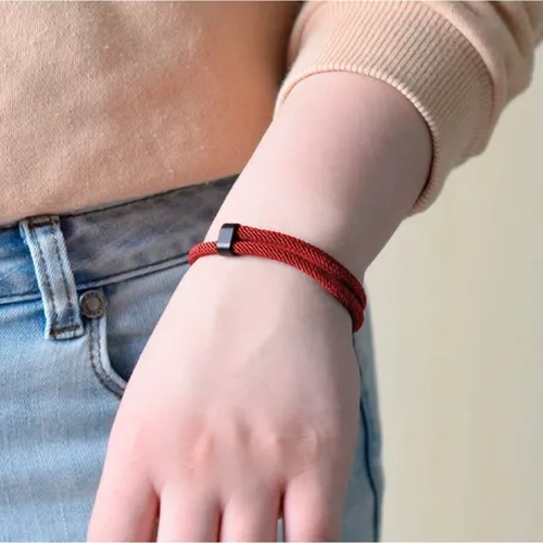PULSERA ROJA AJUSTABLE PROTECCION HOMBRE/MUJER - 3