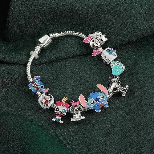 PULSERA STITCH IMPORTADA CON CHARMS - 5